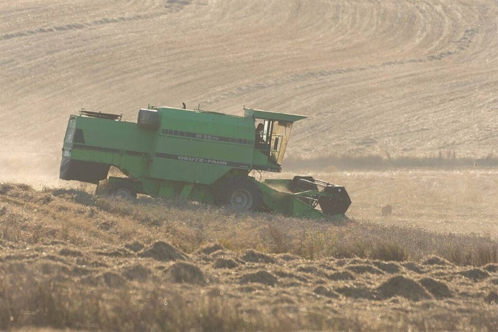 A combine harvester